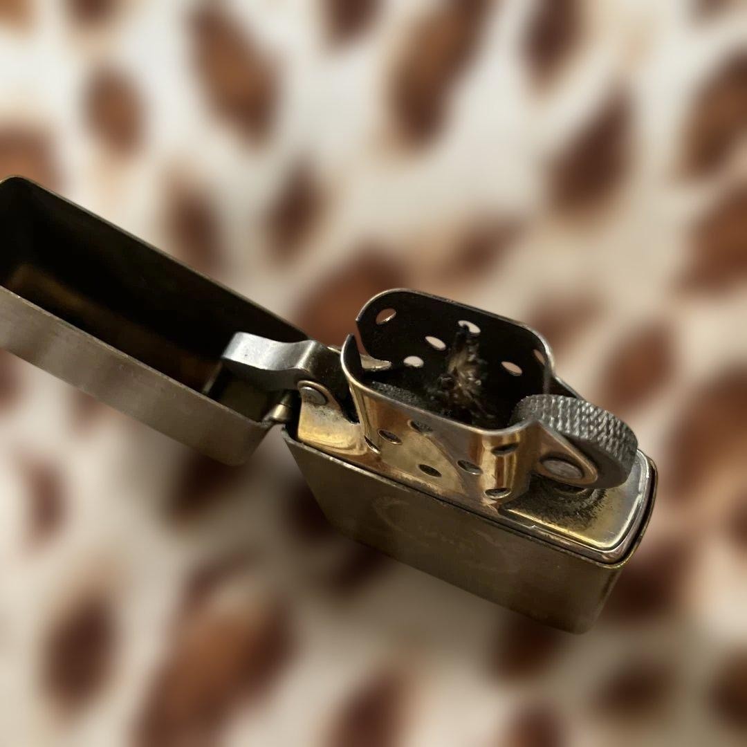 Zippo Item Zippo 50th 1932 1982 SOLID BRASS
