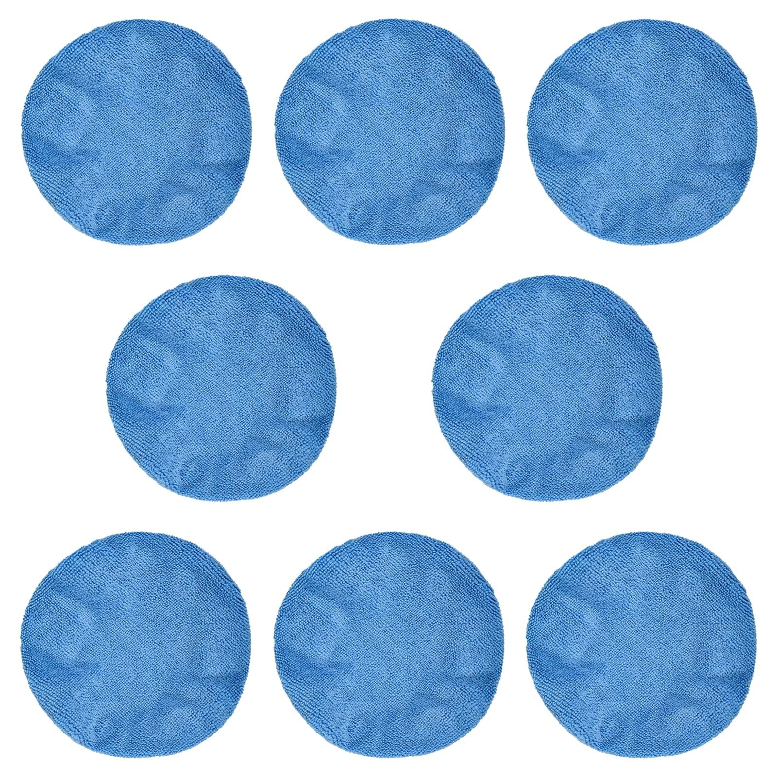 8Pcs Car Polisher Pad Bonnet (9 to 10 Inches), Soft Microfiber Polishing Bonn...