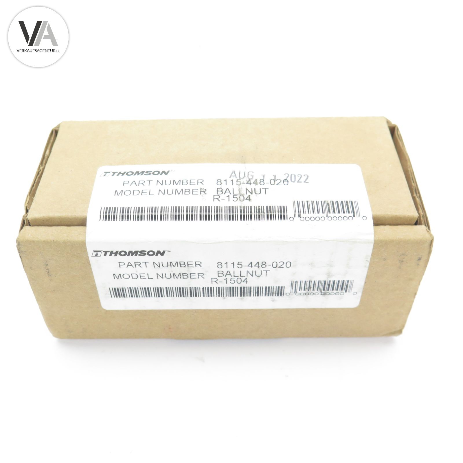 THOMSON BALL GROOVE 8115-448-020 / 8115448020 Ball Nut Ball Bearing Bolt