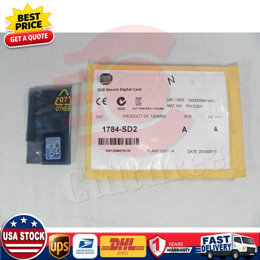 1784-SD2 ControlLogix Secure Digital Card Brand New AB Sealed 1784SD2