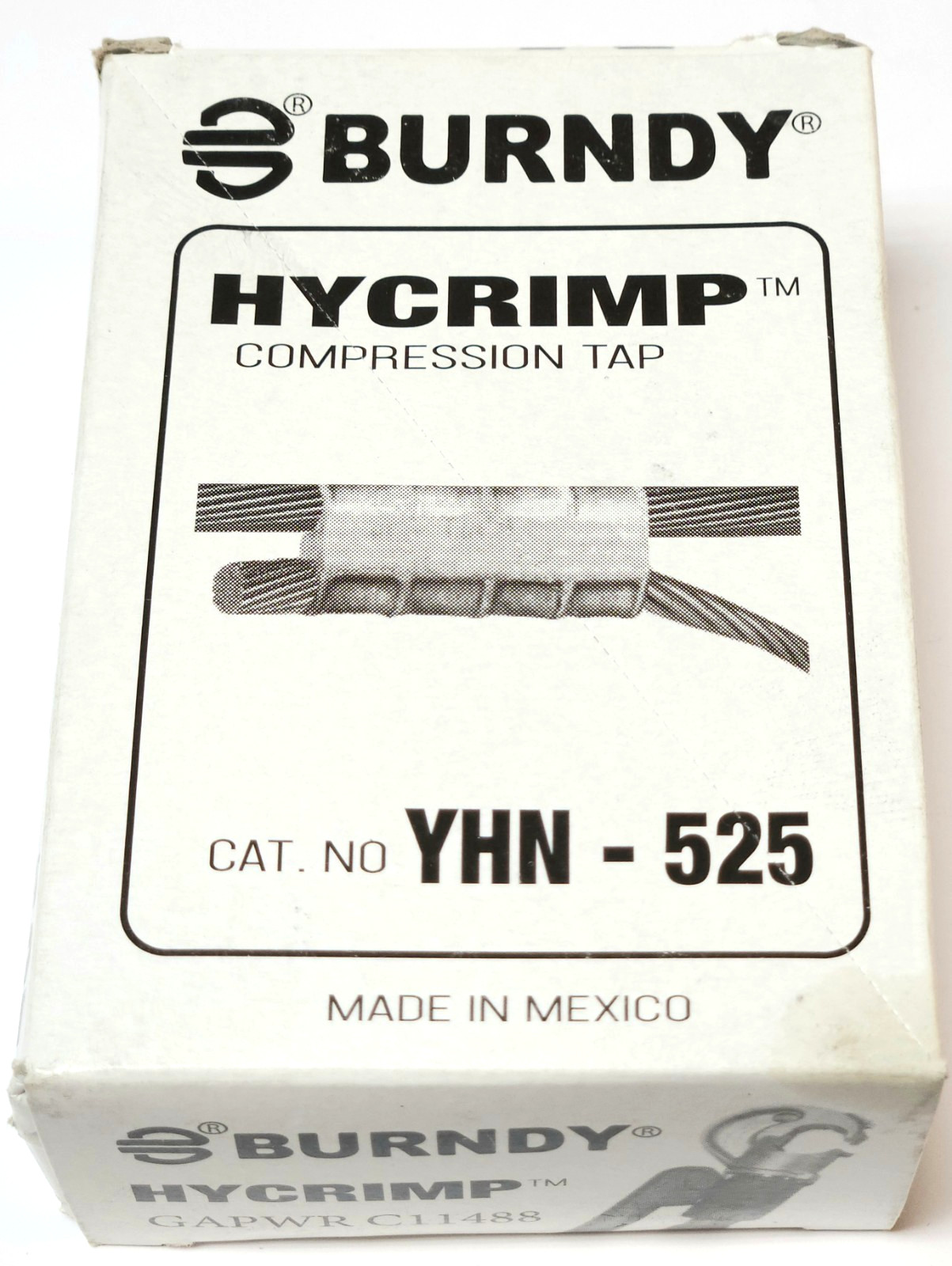 BURNDY YHN525 HYCRIMP Compression TAP YHN-525 162525 GAPWR C11488 4/0 477R 4/0