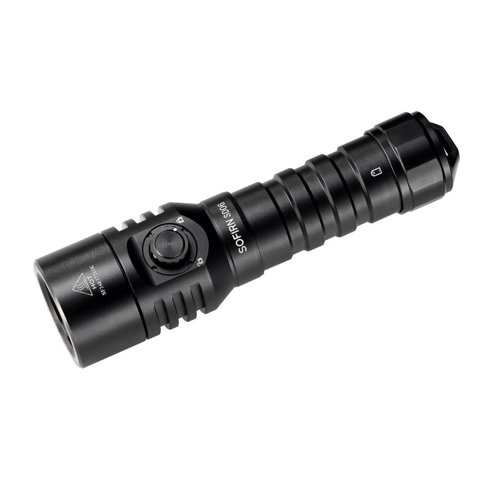 sofirn SD06 Scuba Diving Flashlight, 3200 High Lumens 472 Meters Long Black
