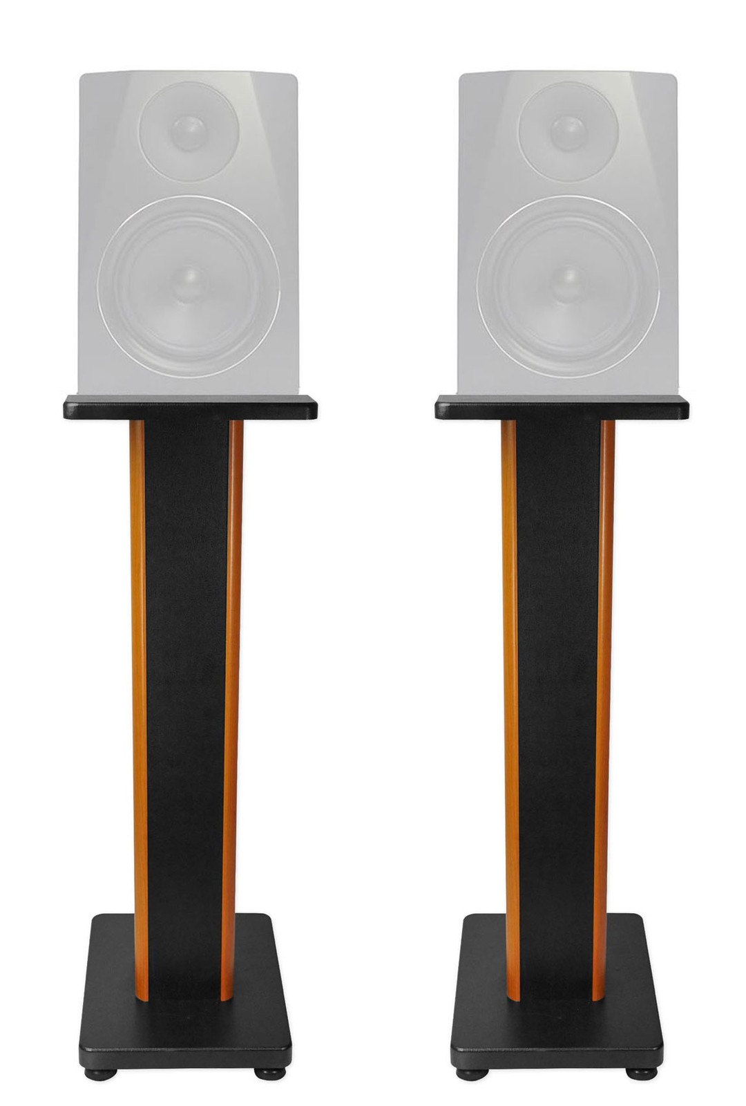 (2) Rockville 28" 2-Tone Studio Monitor Speaker Stands For Rockville APM6B