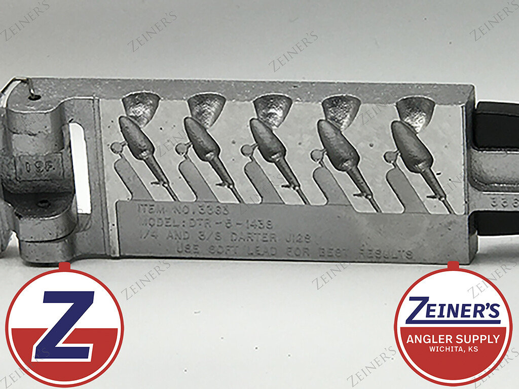 3363 New Do It Darter Jig Mold - 3 of 1/4 oz and 2 of 3/8 oz sizes
