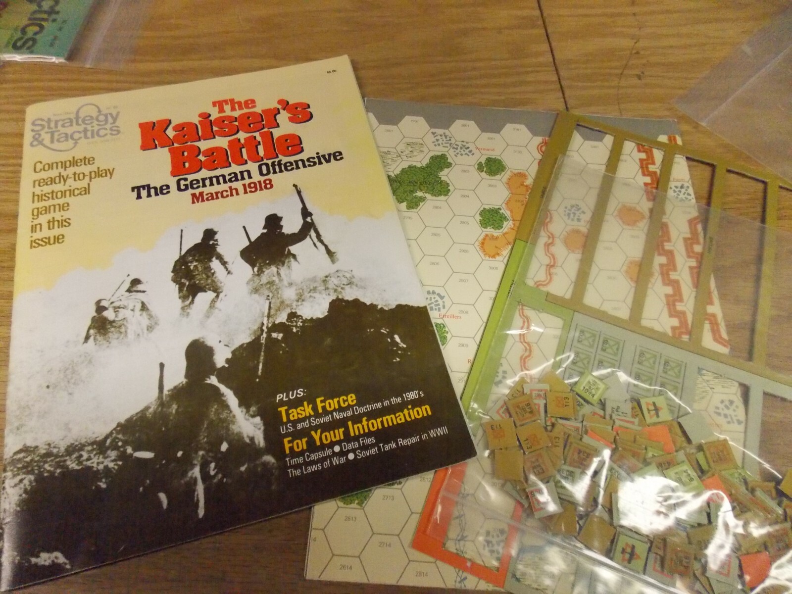 Strategy & Tactics #83 - The Kaiser's Battle - SPI - Punched