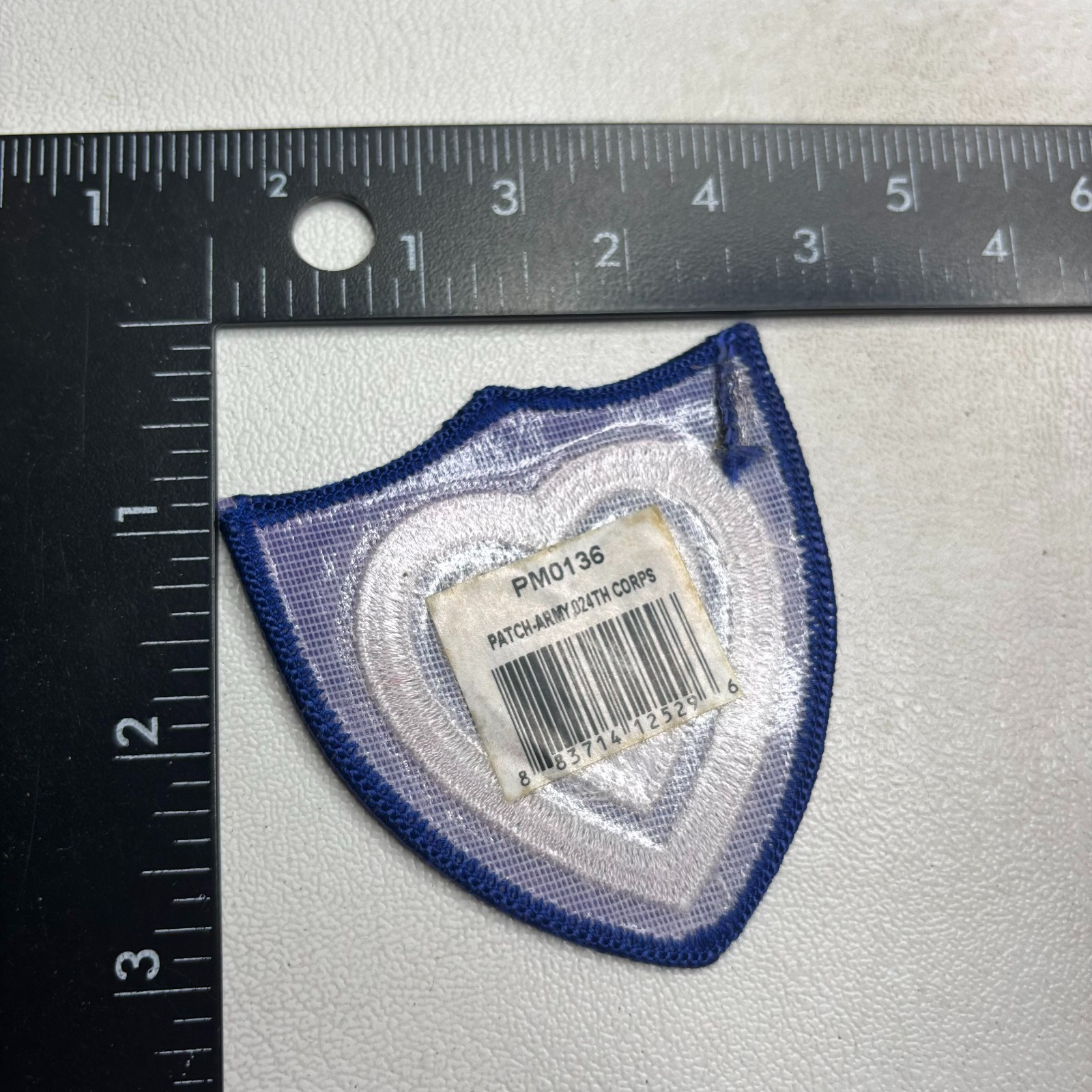 Recent-Make US Army 24TH CORPS Heart Patch (Military) 61WZ