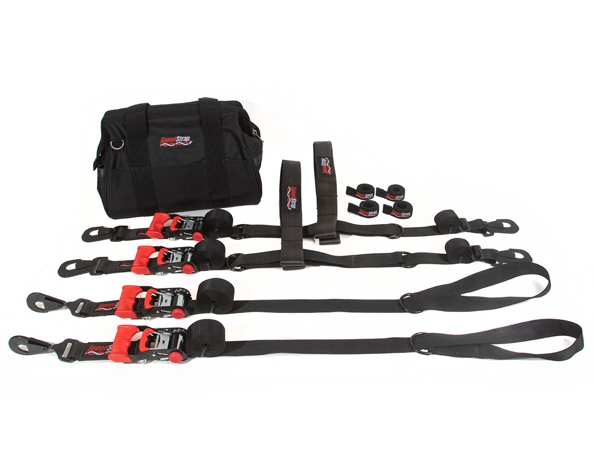 SpeedStrap 71720 Ultimate 1.5" Tire Bonnet Kit Black