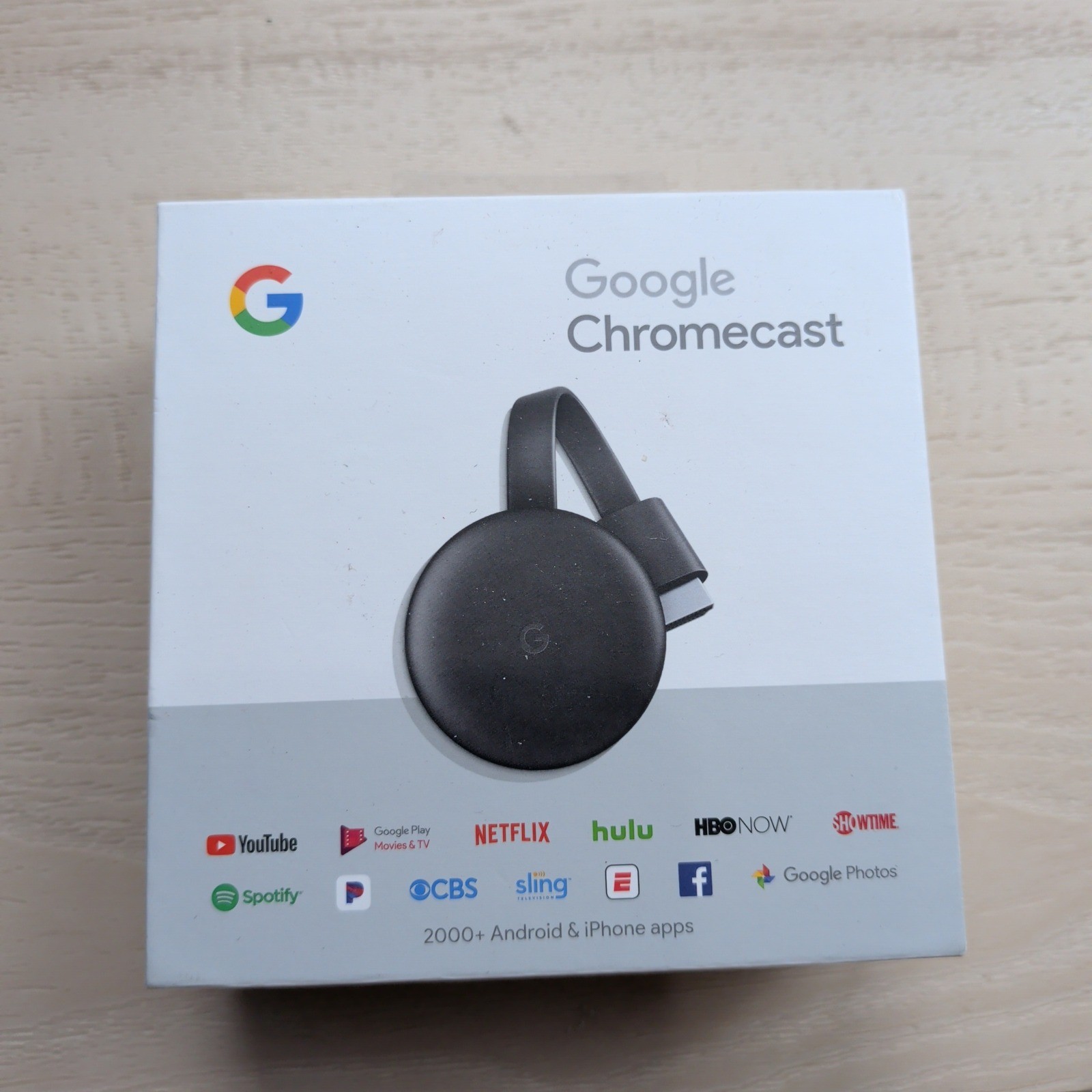 Google Chromecast 3rd Generation 1080p HD Streaming Media Player GA00439-US