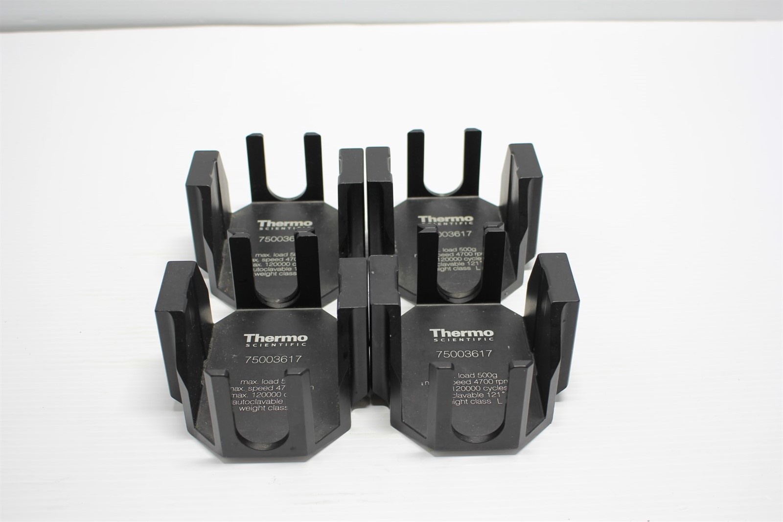 Lot 4 Thermo 75003617 Bucket for TX-750 Swinging Rotor 75003607