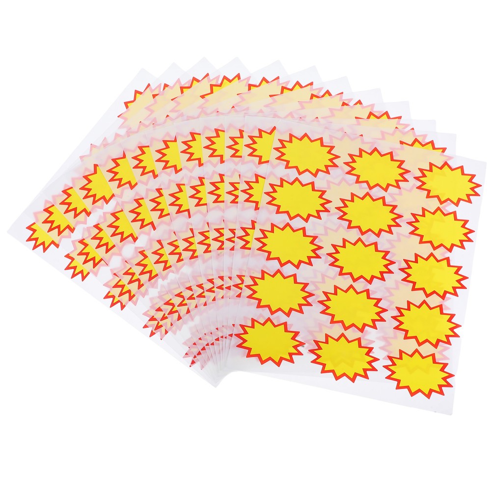 180 Pcs Marking Sticker Tag Stickers Retail Sale Signs Advertising Labels