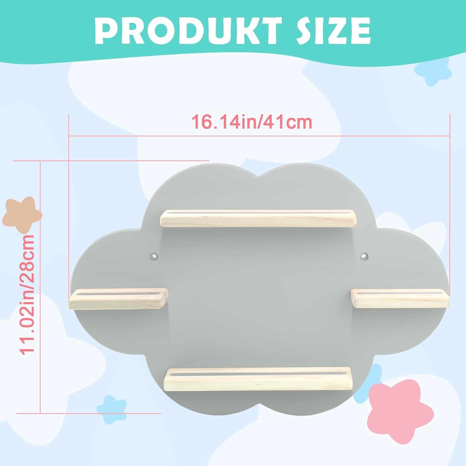 Figures Characters Magnetic Wall Shelf