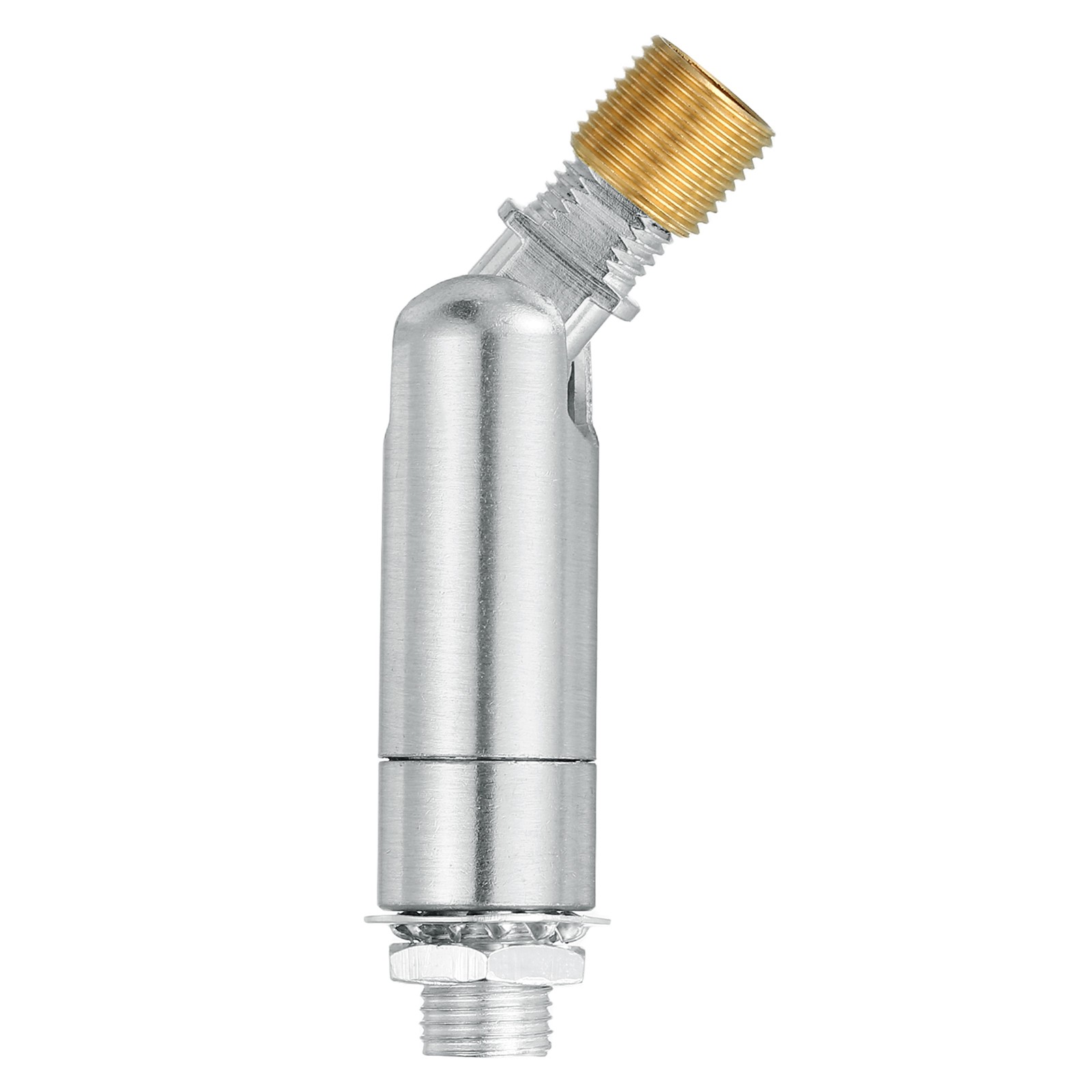 180/345 Degree M10 Thread Silver 60 x 15.6mm Sloped Ceiling Adapter