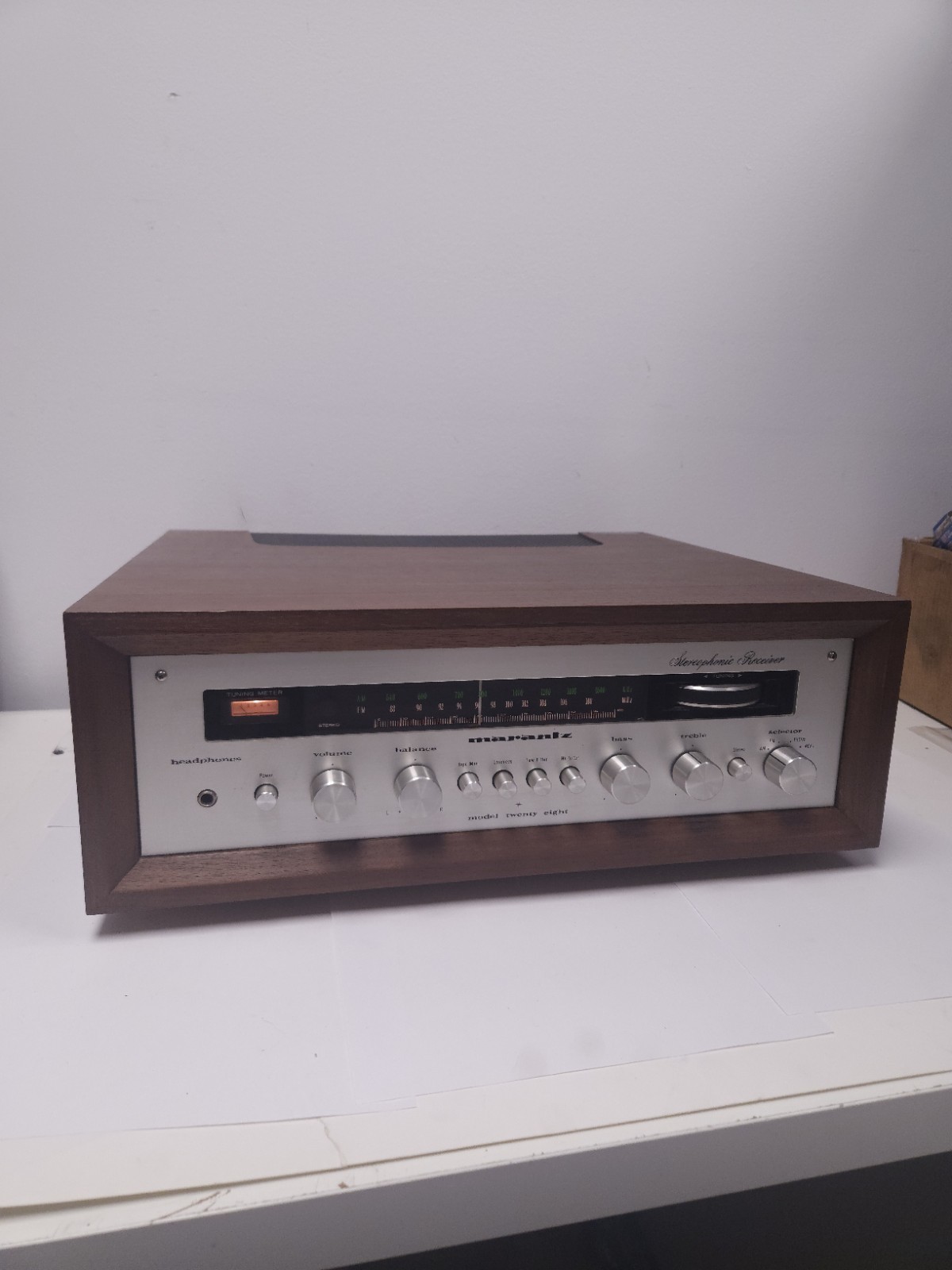 Marantz Model Twenty Eight Vintage AM FM Stereo Receiver | Serviced & Recapped