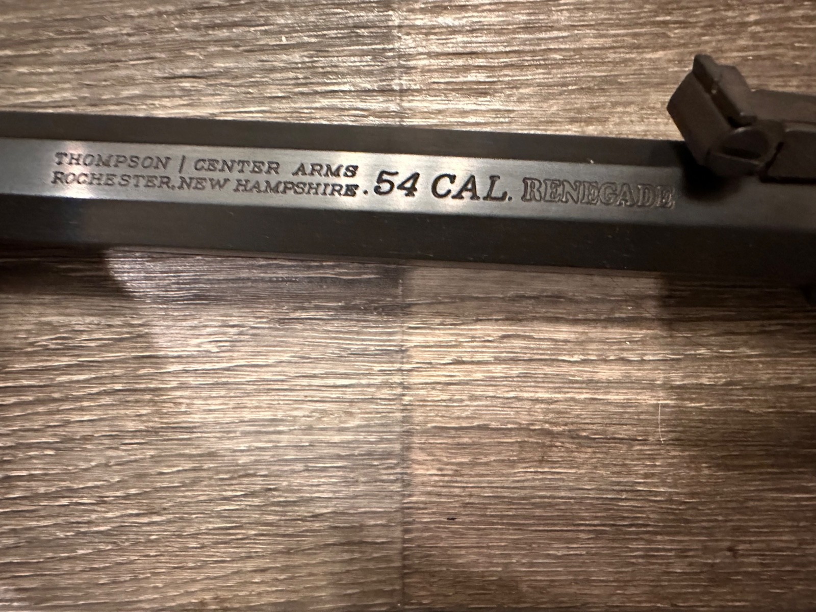 Thompson Center Renegade Flintlock Muzzleloader .54 Caliber Barrel UNFIRED