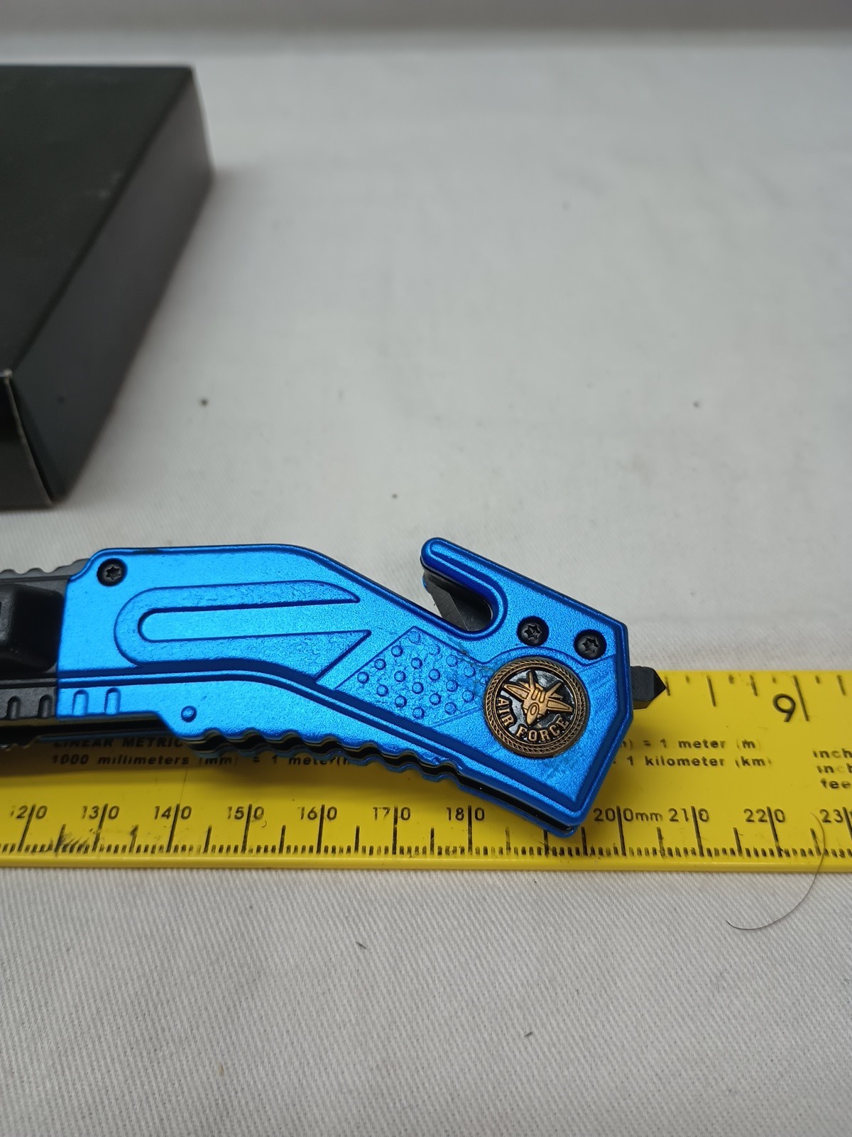 US Air Force Assisted Open Opening POCKET KNIFE LED Flashlight (Needs Batteries