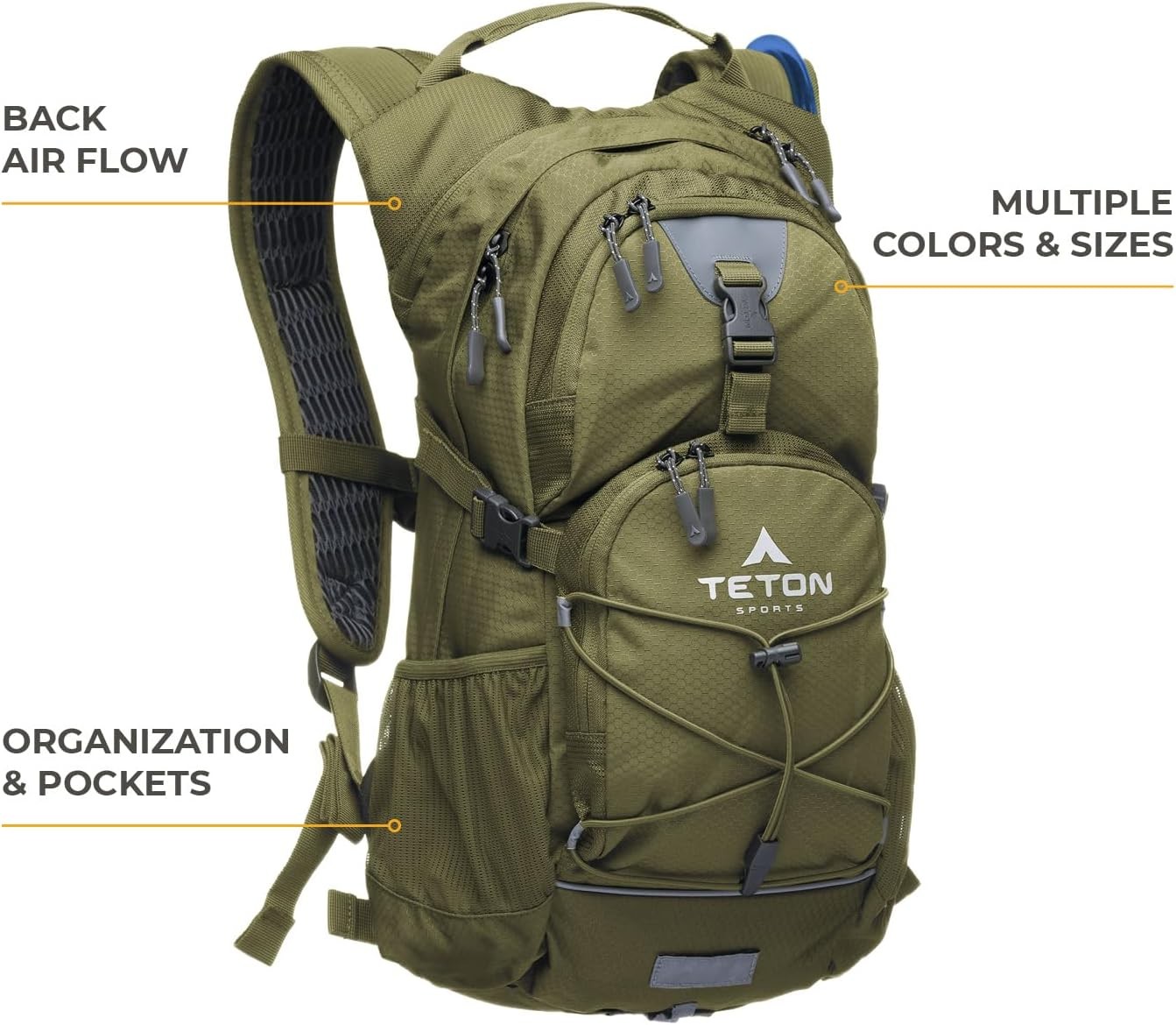 18L Oasis/Trailrunner Hydration Backpack– Lightweight Water Pack with 2L Bladder
