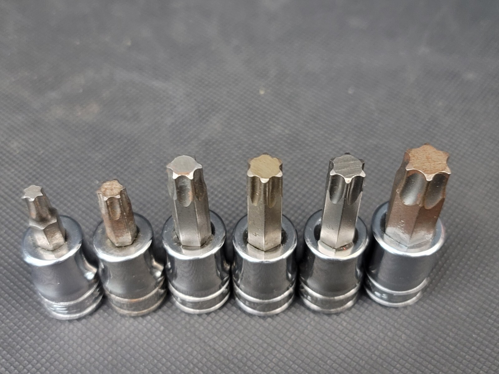 SNAP ON TOOLS 3/8 Drive TORX 6 PC Socket Set 27 40 45 47 50 55
