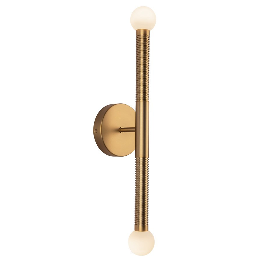 Kuzco Arden 23" LED Wall/Vanity Light, Gold/Opal Glass - WV612223BGOP-UNV