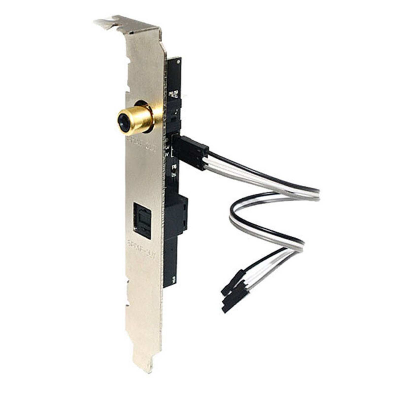 SPDIF Optical and RCA Out Plate Cable Bracket for ASUS Gigabyte MSI Motherboard