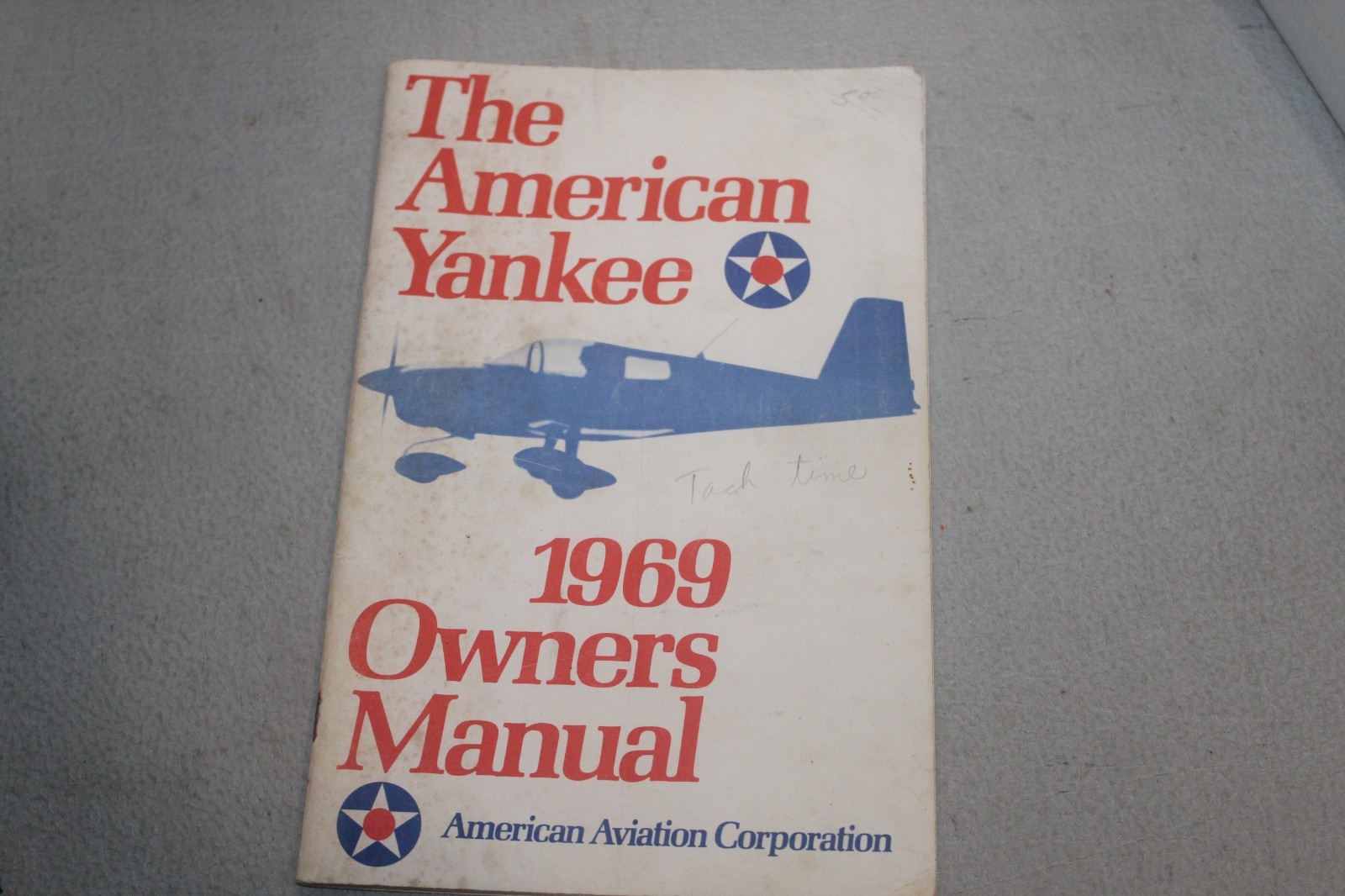 1969 American Aviation AA-1 Yankee Owner's Manual