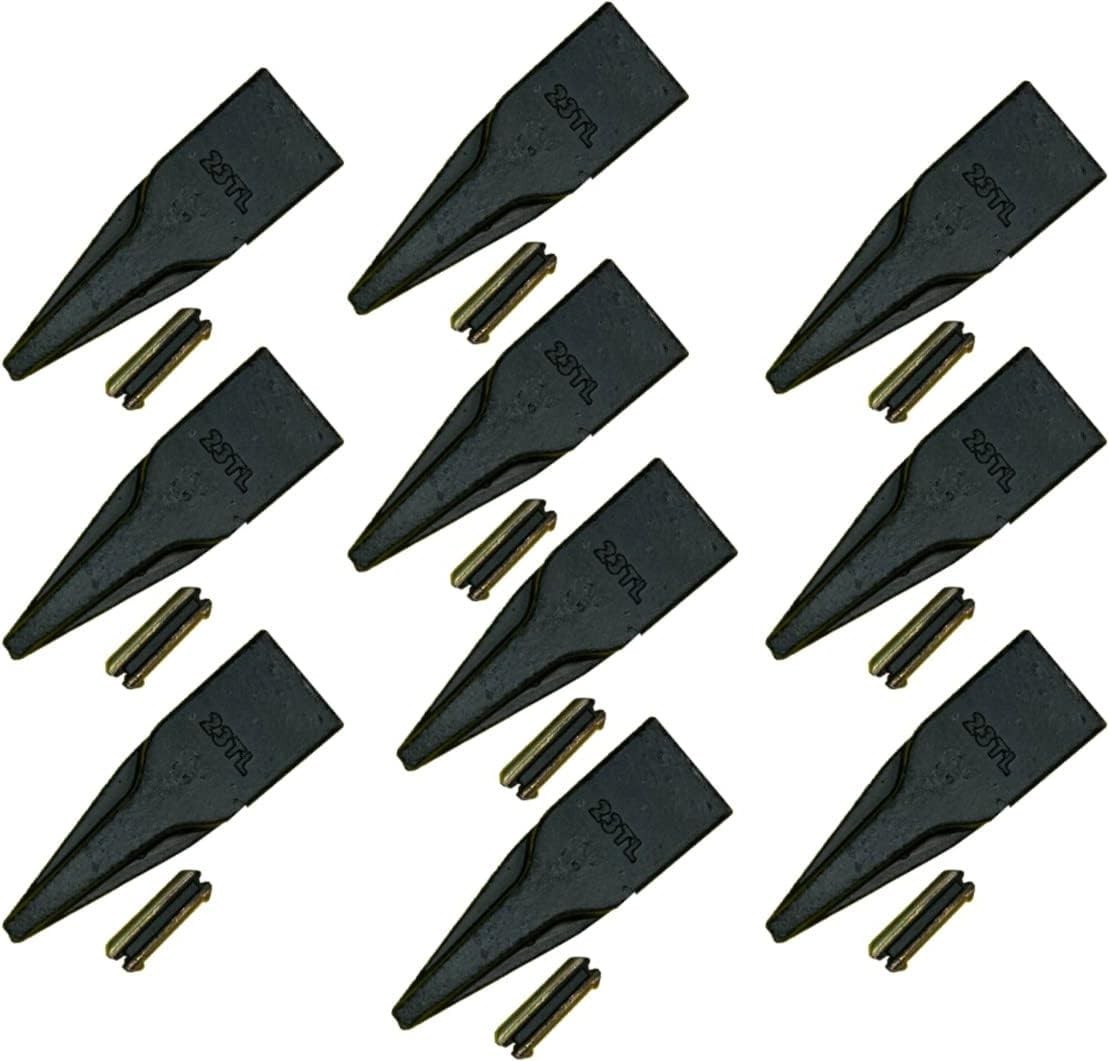 10PK 23T 23TL 230TL Tiger Long Bucket Teeth 23FP Flexpins For Deere Case Backhoe