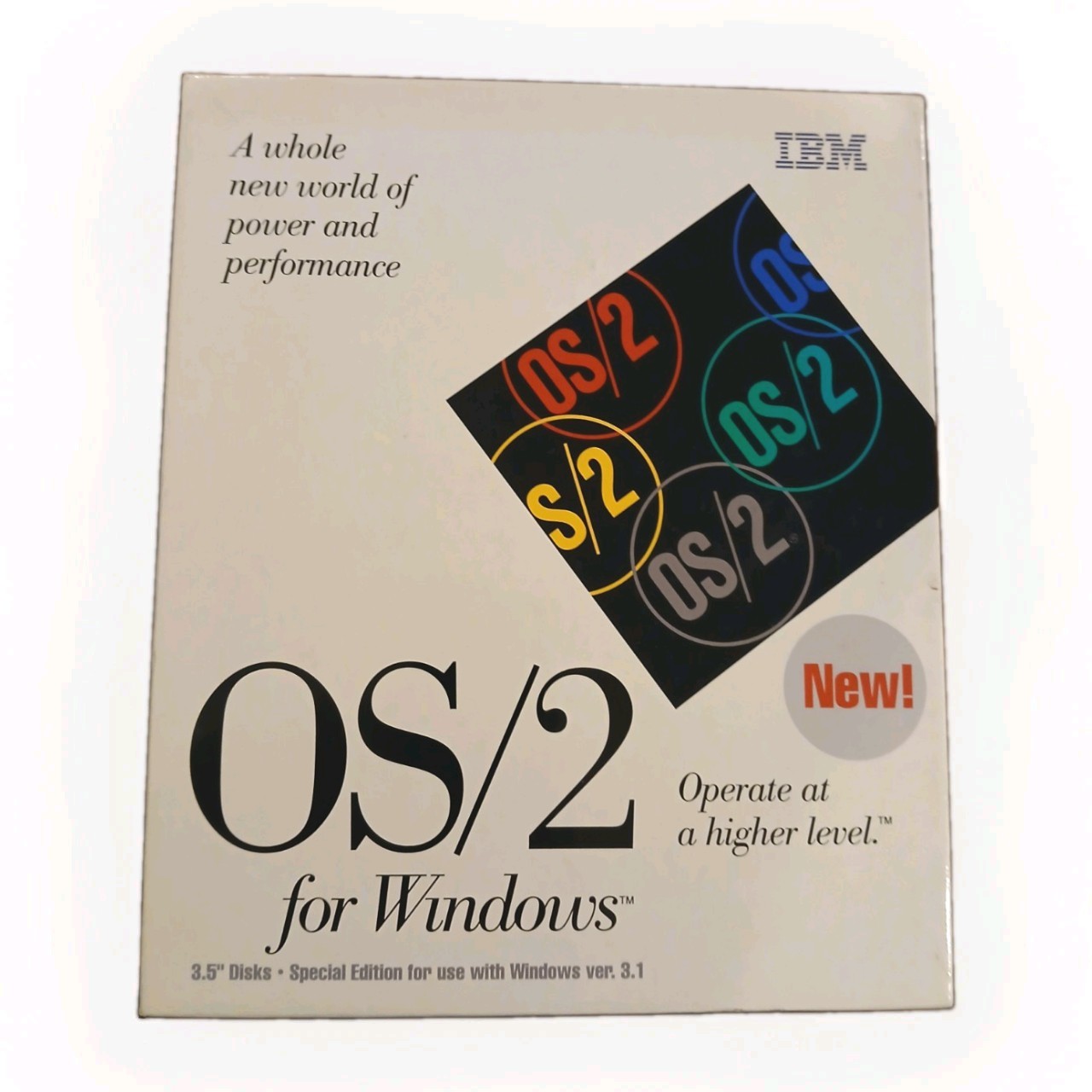IBM OS/2 Version 2.1, Special Edition for Windows 3.5" Floppy COMPLETE