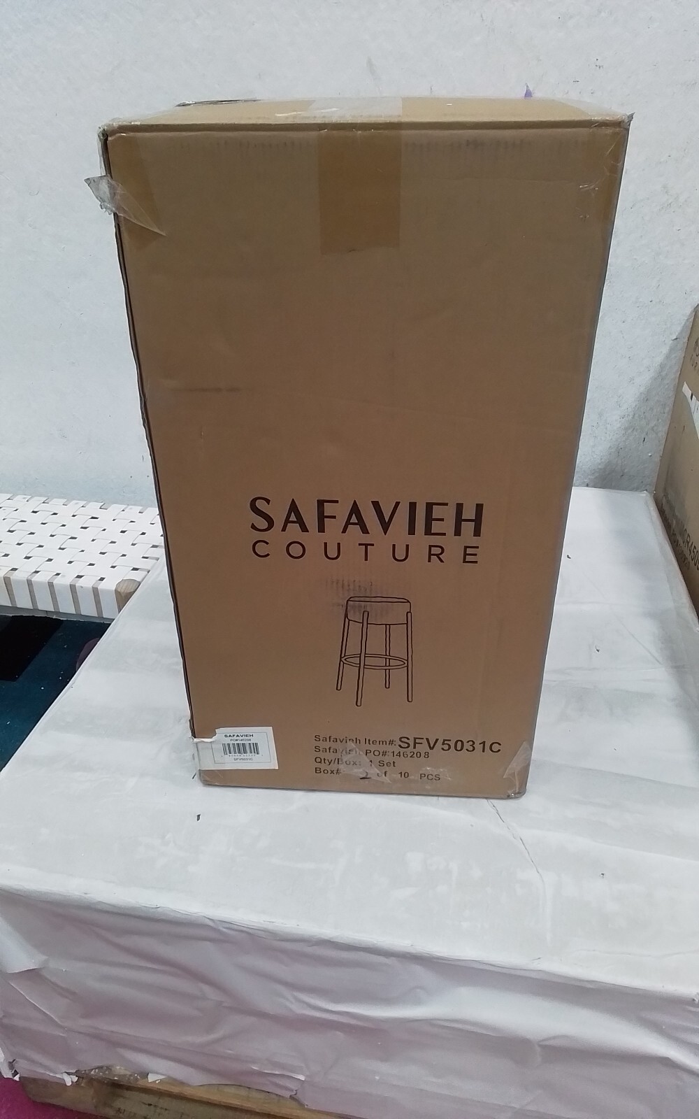 Safavieh PAISLEIGH METAL LEG BARSTOOL, Reduced Price 2172736481 SFV5031C