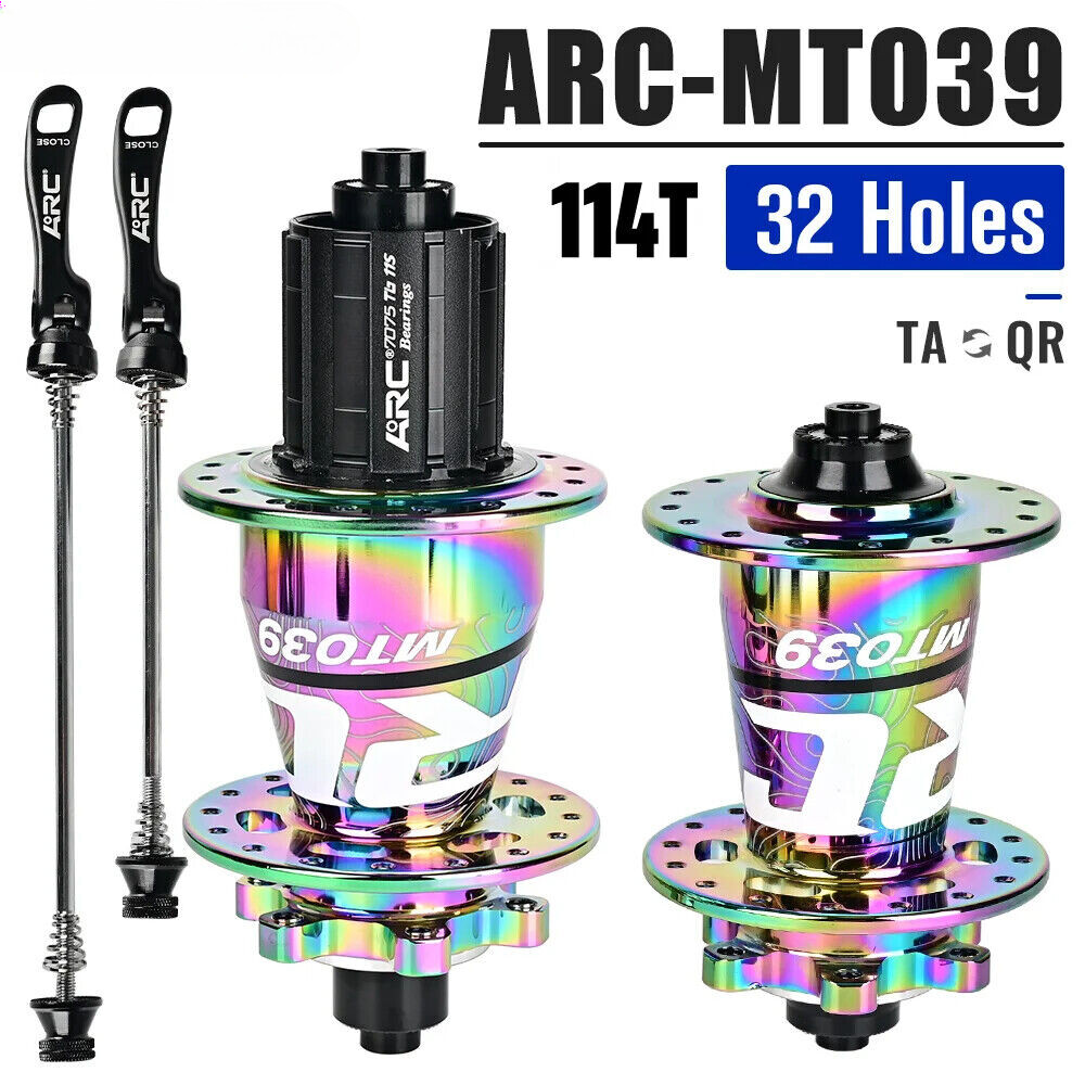 MTB Bicycle Front Rear Hub 6 pawl 114 Clicks Bike Hub for HG 8 9 10 11 12 Speed