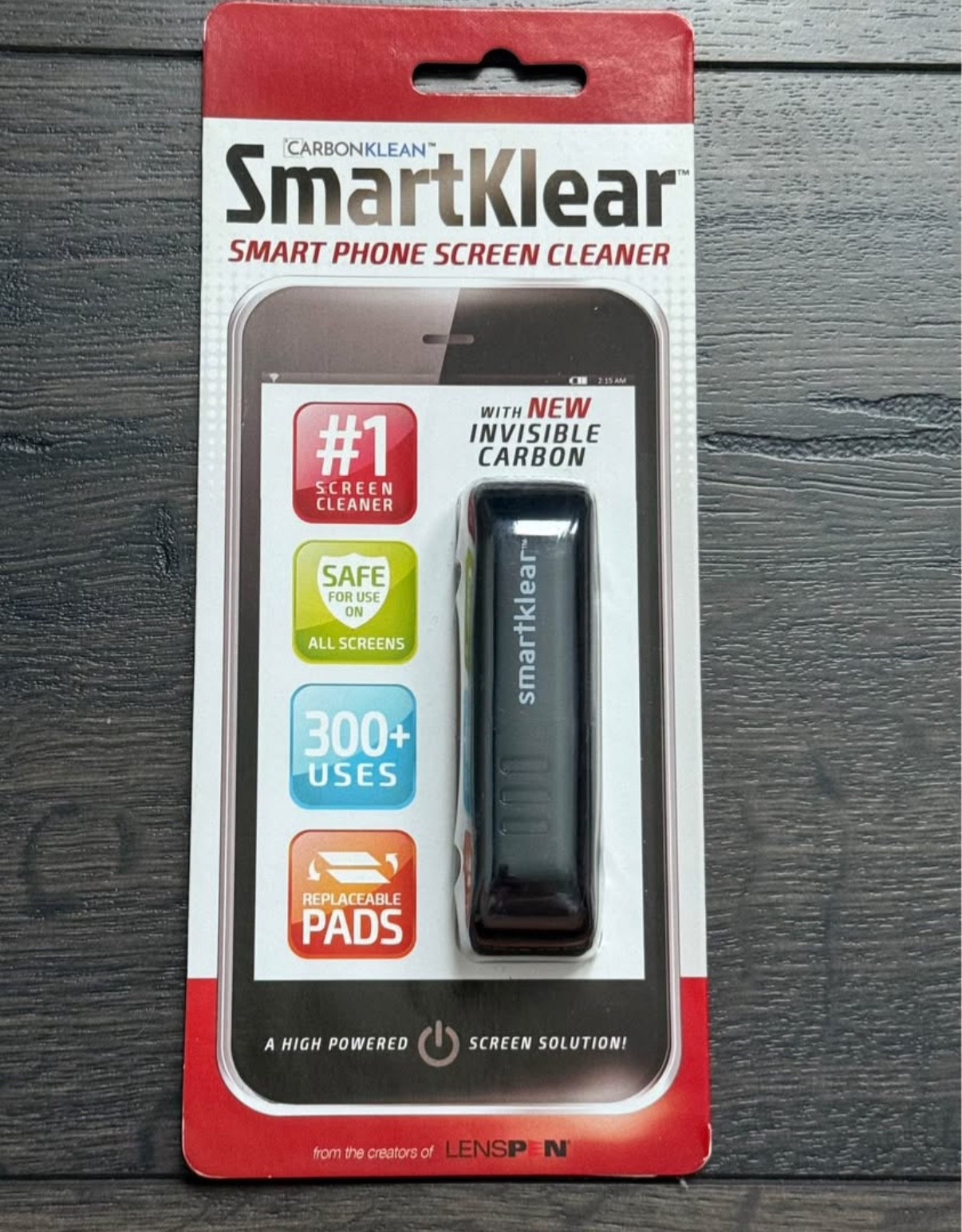 Smart Klear Smart Phone Device Screen Cleaner, No Streaks, Remove Germs - NEW!