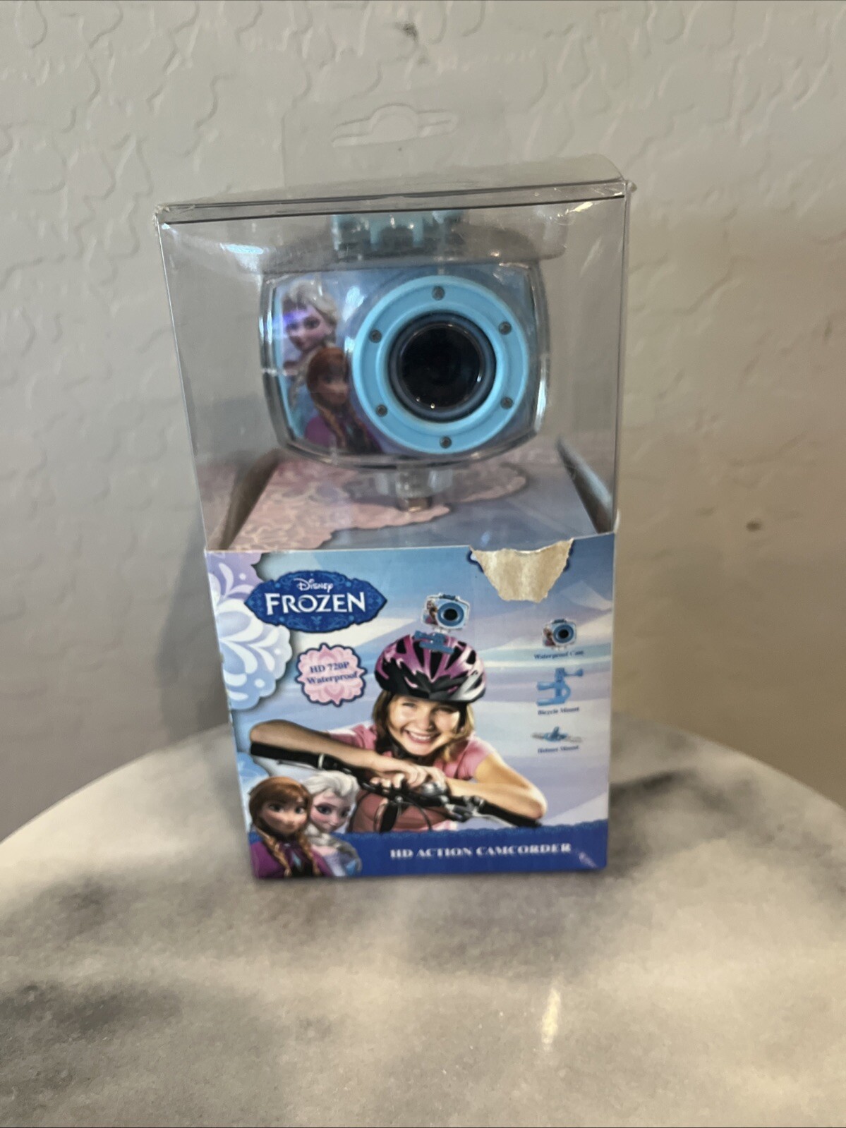 Disney Frozen Video camcorder HD 720P Bicycle Mount Waterproof Children NEW!