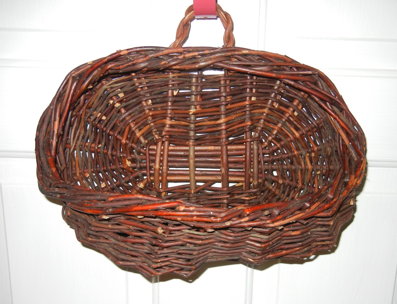 Woven Grapevine Wall Hanging Pocket Basket