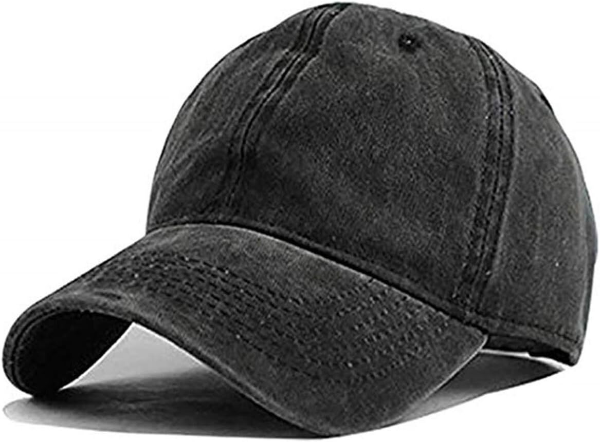 Mommy Jennie Unisex Vintage Washed Distressed Baseball-Cap Twill A01-black