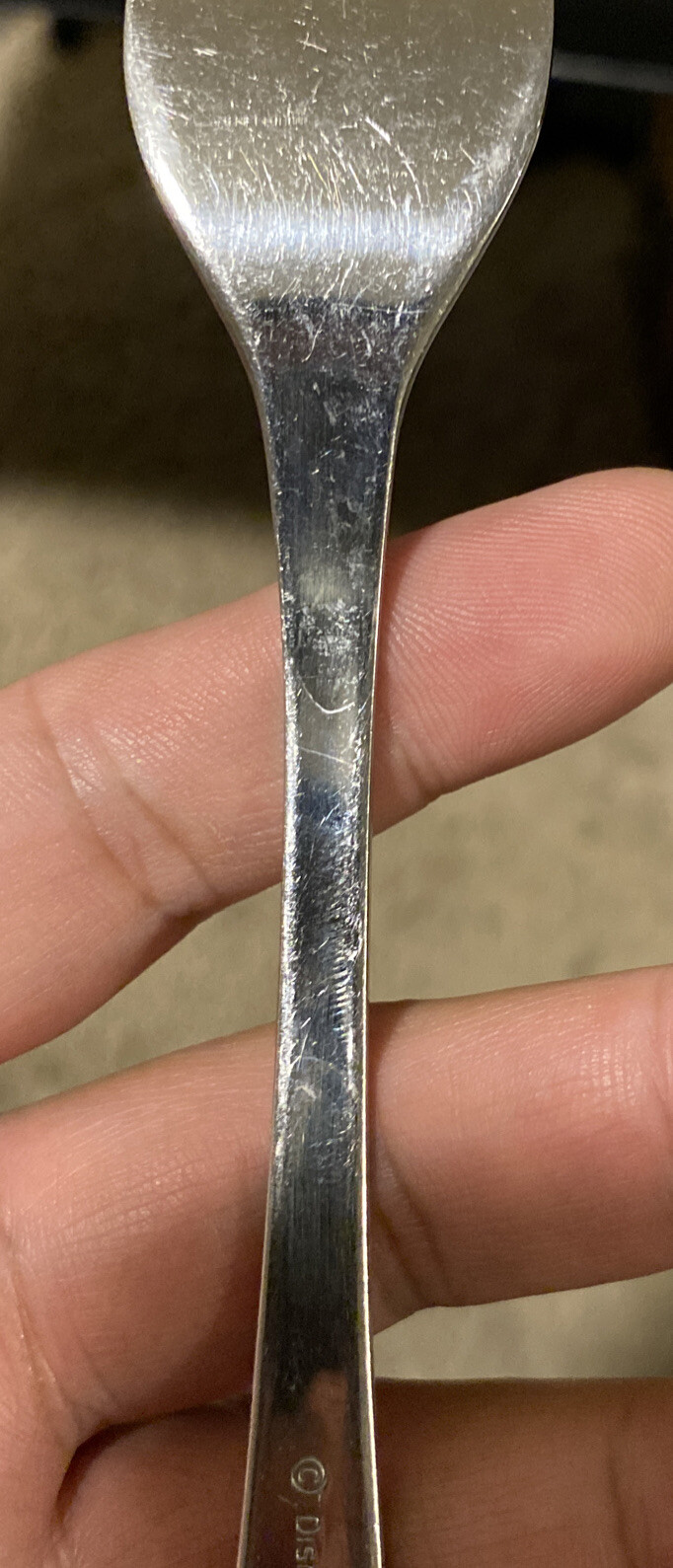 Disney MICKEY MOUSE Stainless Pierced 18/8 Glossy Silverware Flatware Fork