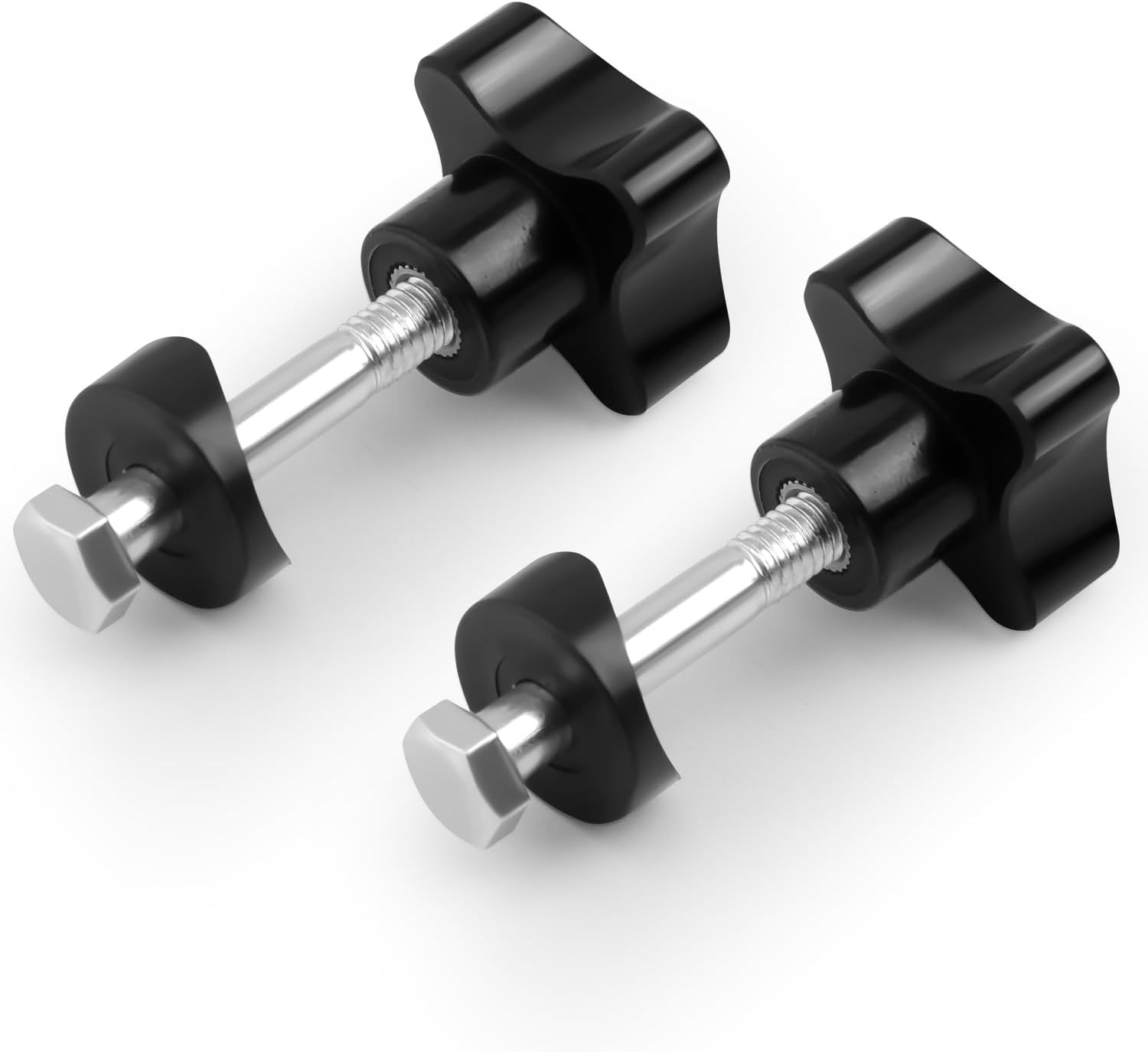 PEUTIER 2 Sets Rollator Walker Replacement Arm Adjustment Knobs, Comfortable Uni