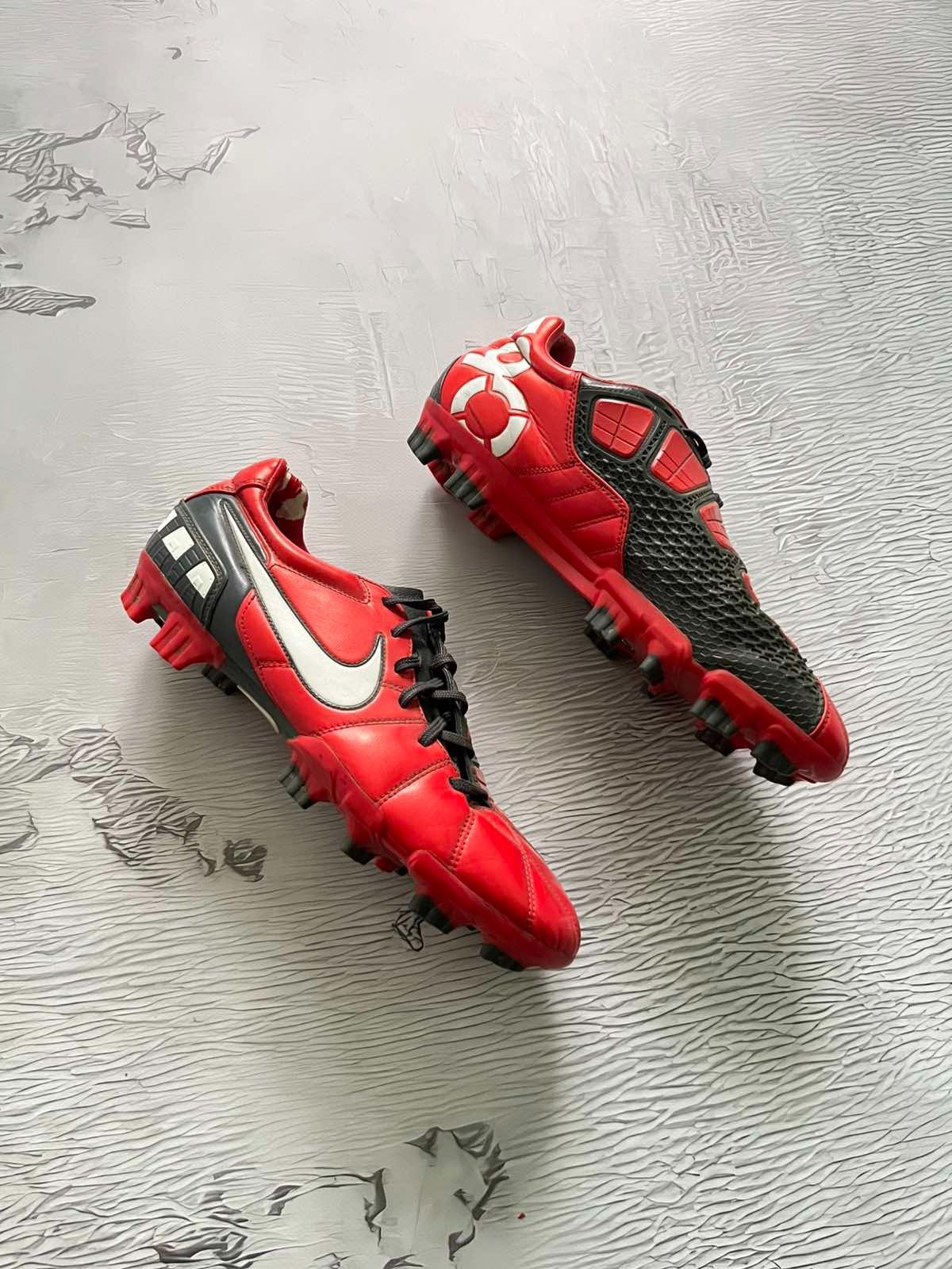 Nike Total 90 Shoot III Vintage Football Soccer Boots Red Size: US 10.5