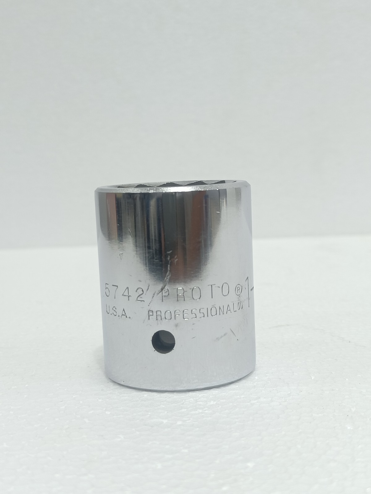 PROTO PROFFESSIONAL 5742 1-5/16 IN  SOCKET 1 IN DRIVE SAE CHROME VANADIUM USA