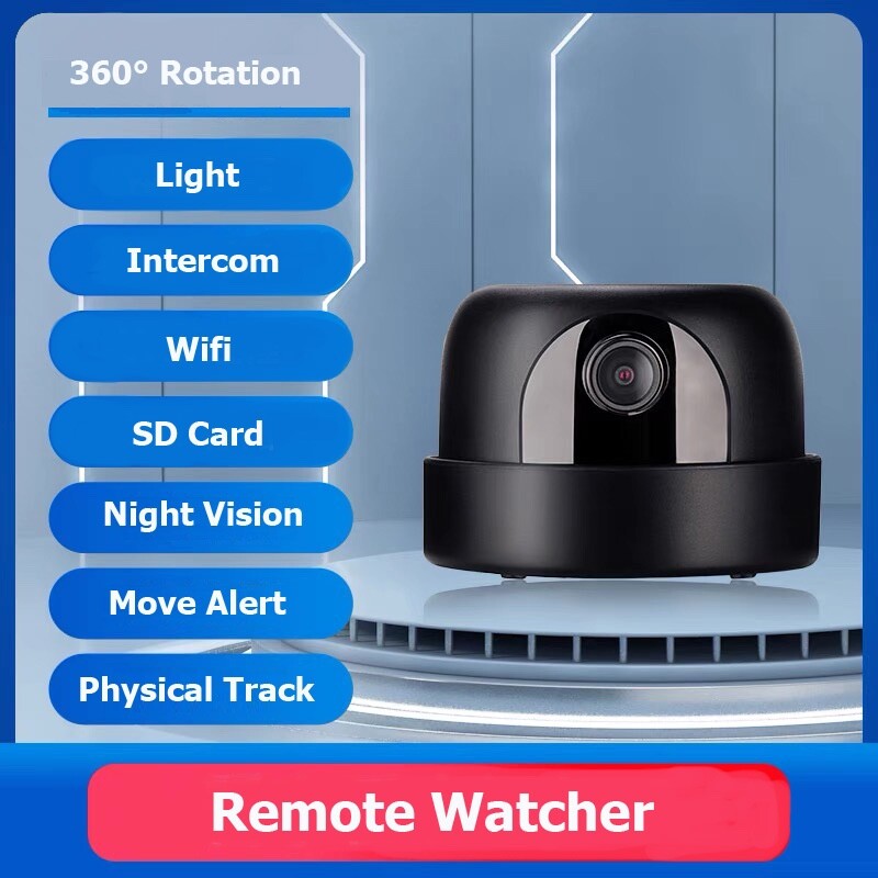 Night Vision 360° Reverse 1080P Mini Wi-Fi IP Cam Home And Car HD Camera