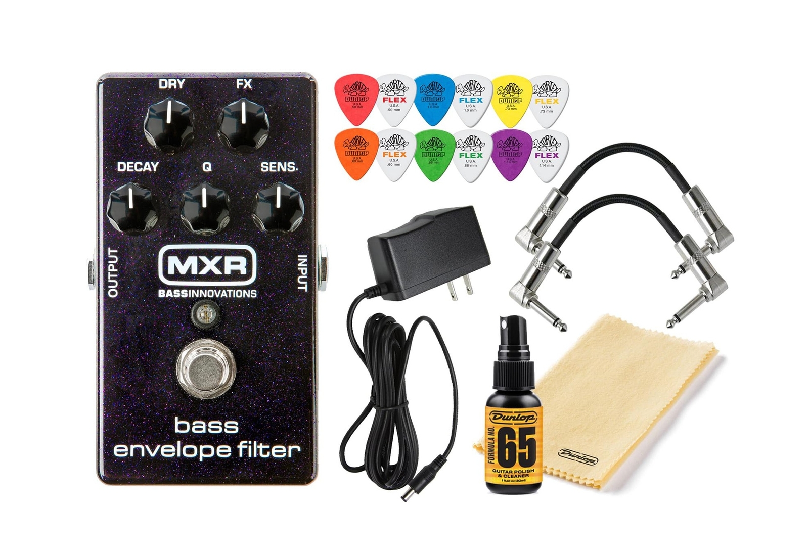 MXR M82 Analog Bass Envelope Filter Effects Pedal True Bypass with Tonebird 9...