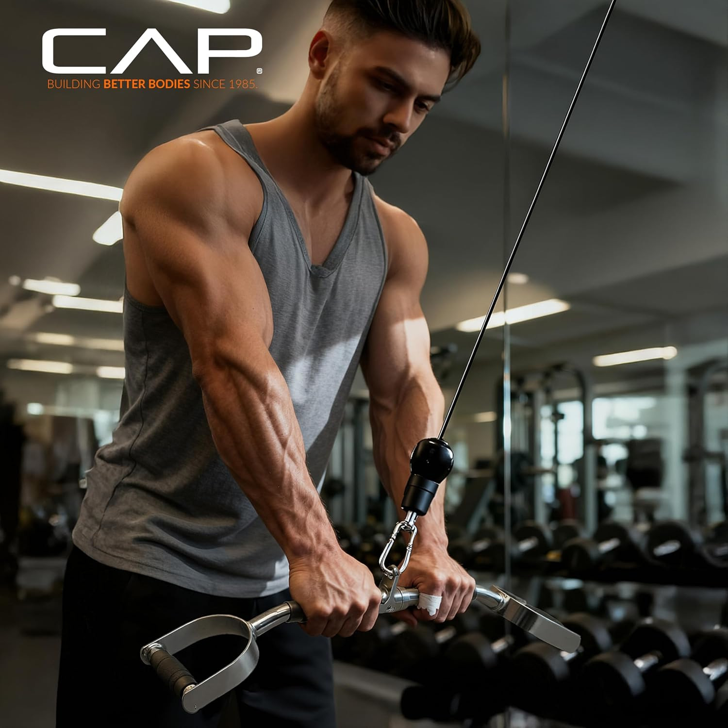 Cable Machine Attachments – LAT Bars, Triceps Bars, Handles & Ropes – Multiple S