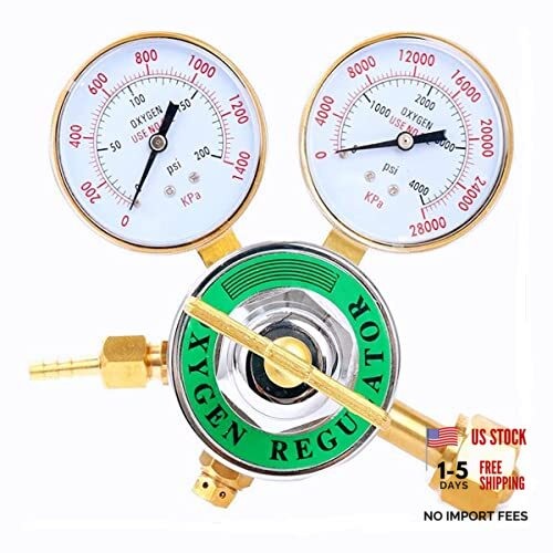 Regulator Welding Gas Gauges Full Brass Heavy Duty Large Tank Cutting Oxygen