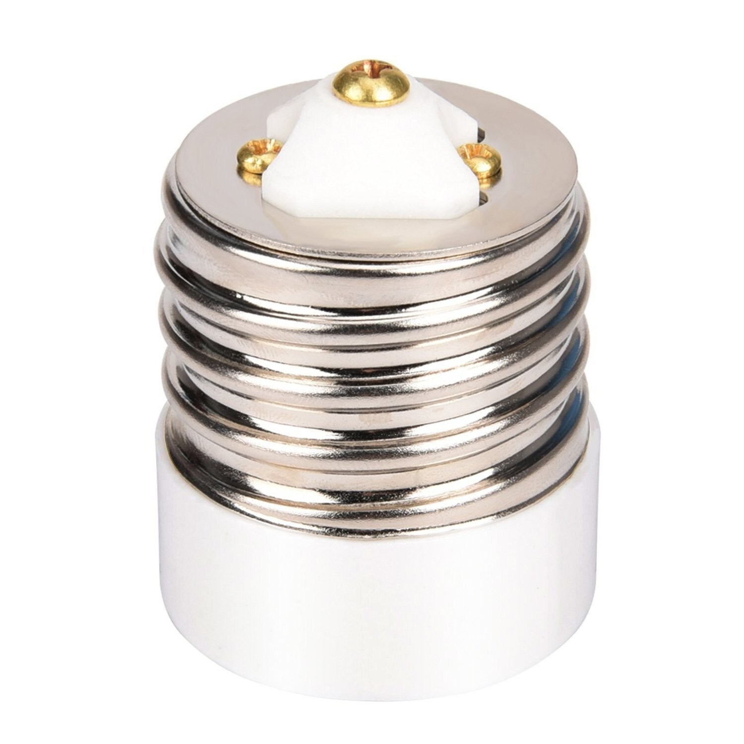 Mogul (E39) to Medium (E26) Socket Adapter Converter For Antique Lamp Socket