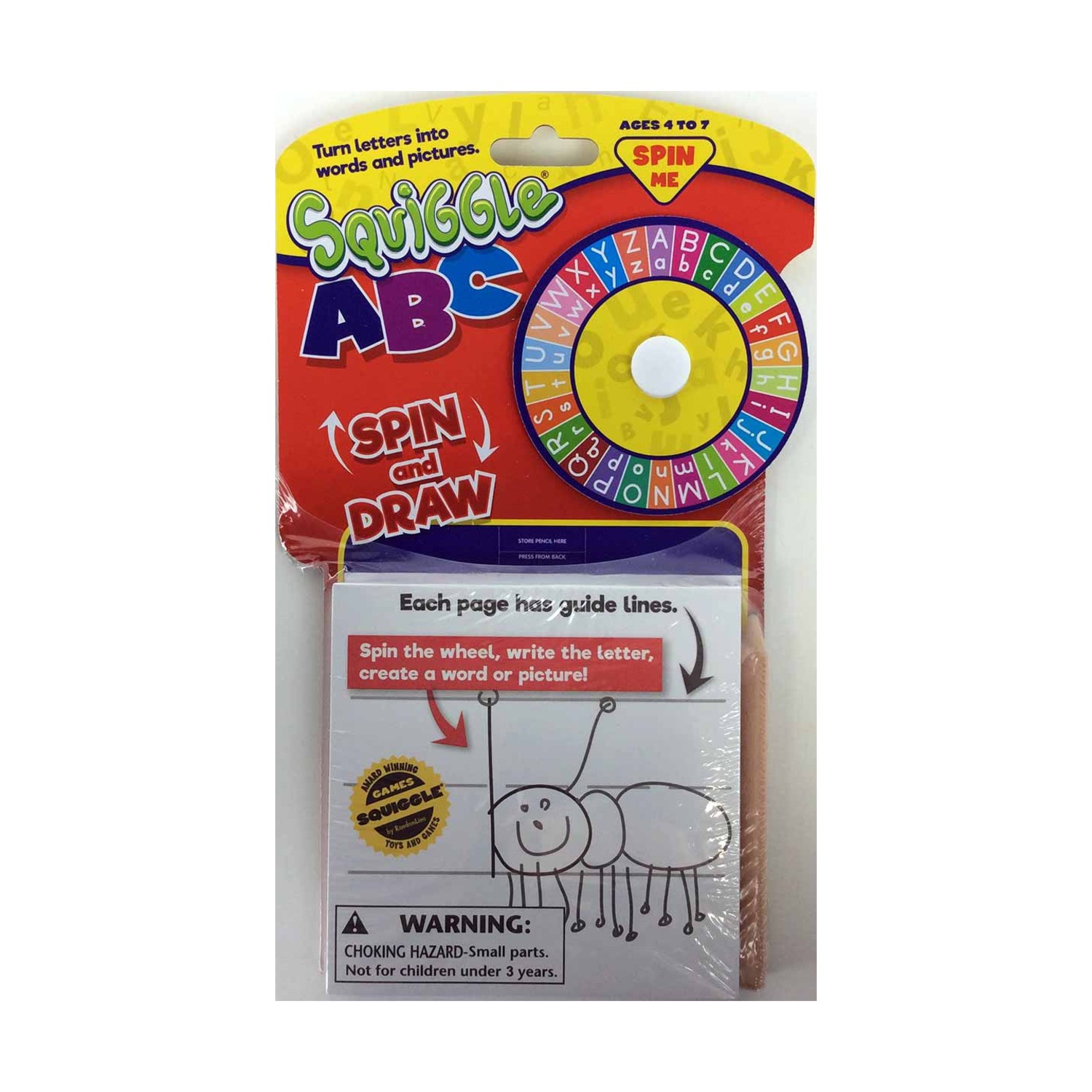 RandomLine Doodle Pad Squiggle ABC Bag New
