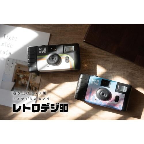 Kenko Retro Digi 90 City Pop Toy Digital Camera - Film-Like Dial Vintage Style