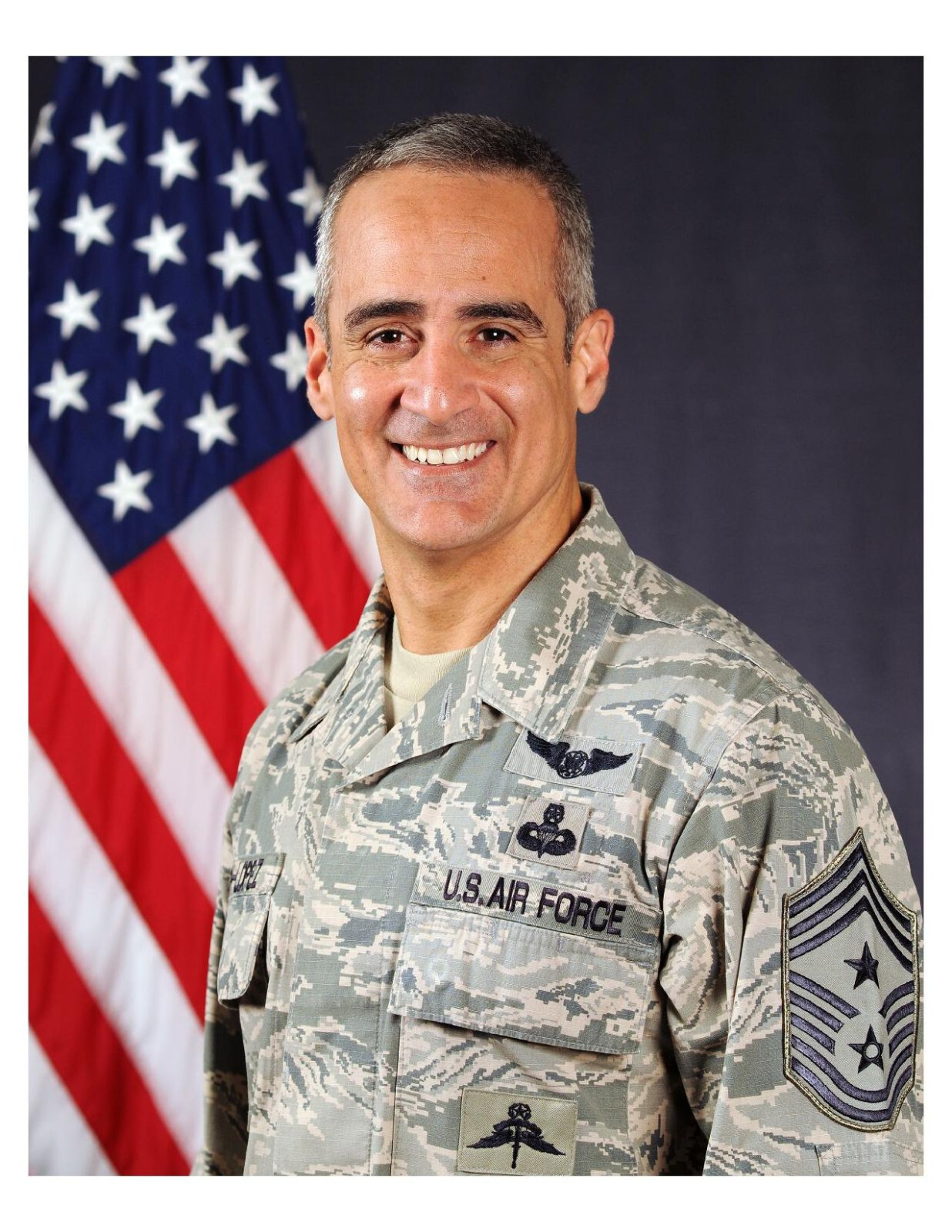 United States Air Force Sergeant Ramón Colón-López 8x10 Photo On 8.5" x 11"