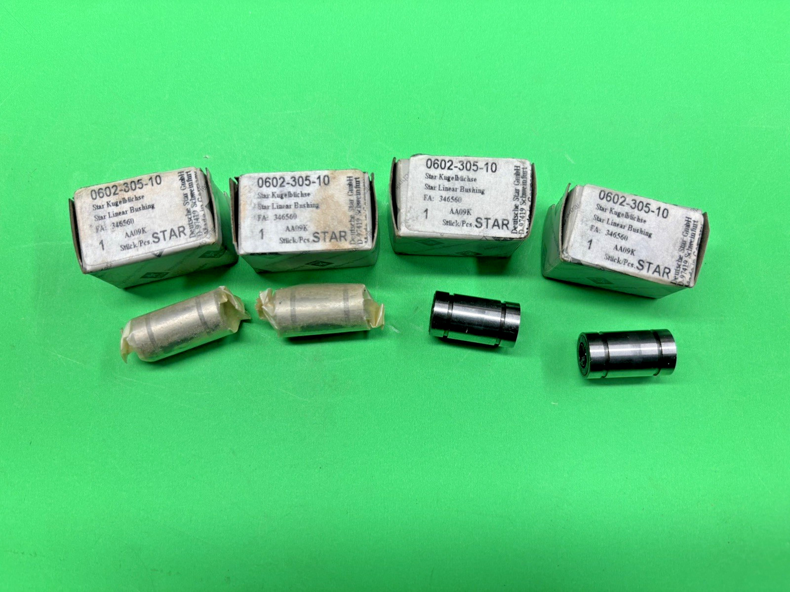 GENUINE STAR 0602-305-10 LINEAR BUSHING 5MM⭐LOT OF 4⭐FREE SHIPPING⭐