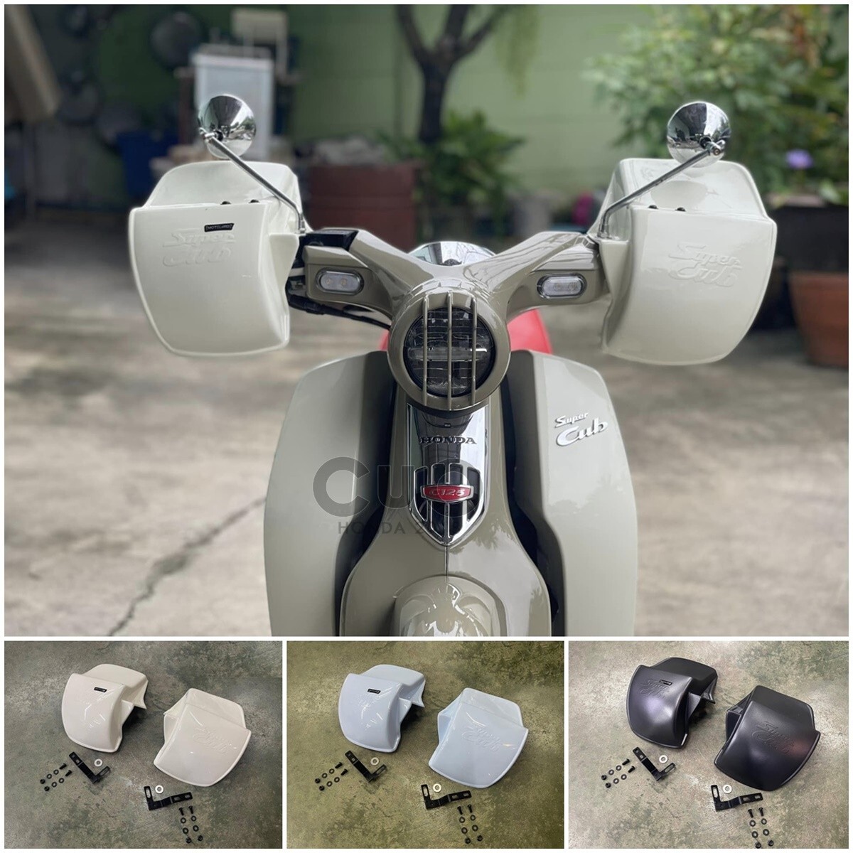 HAND GUARD WINDSHIELD BIG PROTECTOR FOR HONDA SUPERCUB C125 2018-2025