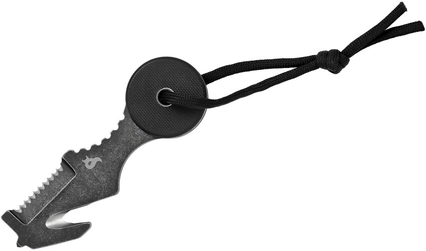 Black Fox Plan B Fixed Knife 4.33" 440C Stainless Steel Blade Black G10 Handle