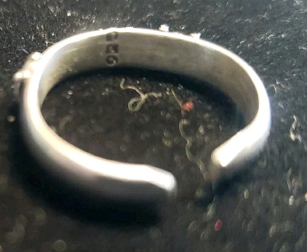 Size 6-6.25 Toe Ring 925 Silver Sandle Barefoot