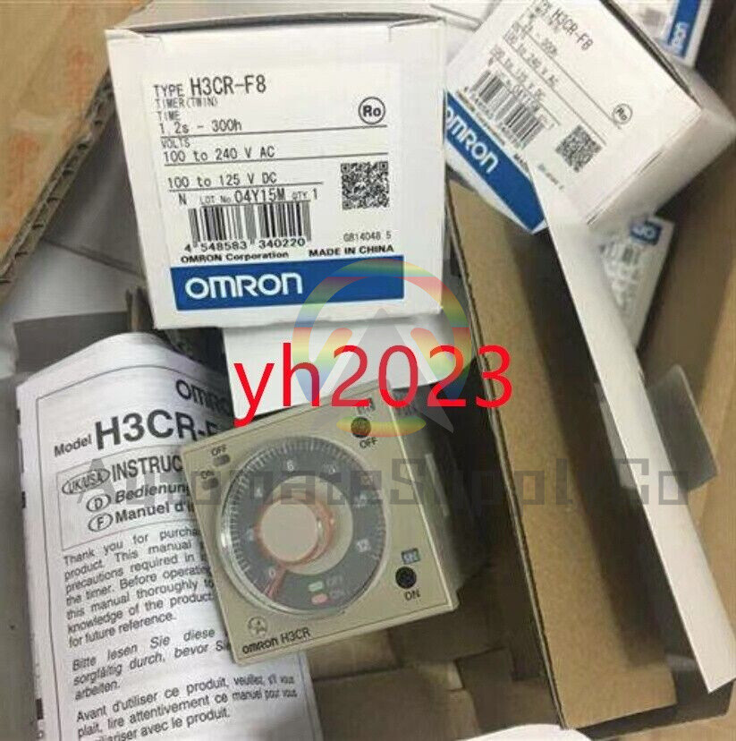 New OMRON PLC Twin Timer H3CR-F8 100-240V AC Fast Shipping#Y