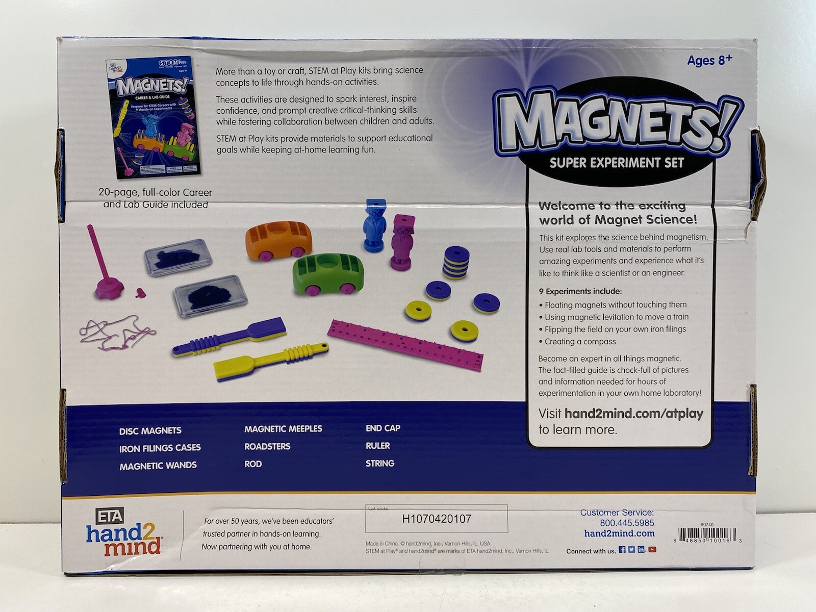 Hand2mind Magnets super experiment set ages 8+ 100% Complete Super Fun Learning